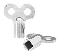 LIVAIA Clé de purge universelle pour radiateur: Kit de 2 clés de purge pour chauffage facile d'utilisation, idéale pour tous les radiateurs - Clef à douille - Purgeur d'eau pour vidange chauffage