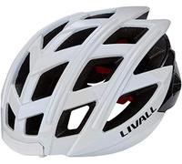 LIVALL BH60SE Musik, Rücklicht, Blinker, Navigation, Anruffunktion und SOS-System Casque de vélo Mixte, Blanc, 55-61cm