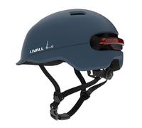 Livall Casque C20 bleu Casque de ville avec feu de stop et alarme SOS 54 à 58cm