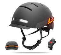 LIVALL Casque de Vélo Bluetooth avec Lumières LED, Clignotants, avec Microphone et Haut, Casque de Vélo Intelligent avec Télécommande, Alarme SOS, Parleur, Homme et Femme Adultes