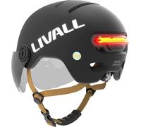 Livall L23 Smart City casque cycliste noir 54-58 cm avec visière, LED et fonction SOS