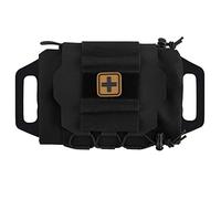 LIVANS Molle Medical IFAK Pochette de Premiers Secours Vide pour Ceinture de Service Micro IFAK Pochette de Ceinture Mini EMT Kit de traumatisme Sac de Transport Moyen Rouleau de Transport Hypalon