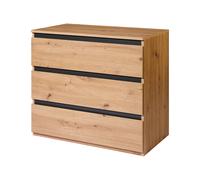 LIVARNO home Commode Genève, 80 x 78 x 48 cm, imitation chêne