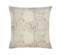 LIVARNO home Coussin décoratif, 50 x 50 cm (fleurs/beige)