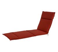 LIVARNO home Coussin pour bain de soleil Houston, 190 x 60 x 4 cm (rouge)