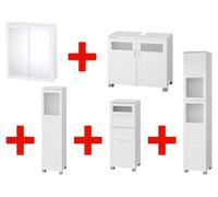 LIVARNO home Ensemble salle de bains Basel, blanc