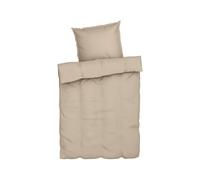 LIVARNO home Parure de lit en satin de lyocell, 140 x 200 cm (beige)