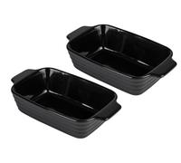 LIVARNO home Plats à four (petit, noir, lot de 2)