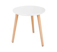 LIVARNO home Table d'appoint, Ø 40 cm (blanc)