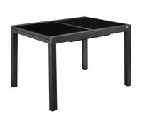 LIVARNO home Table de jardin extensible en aluminium Houston, noir