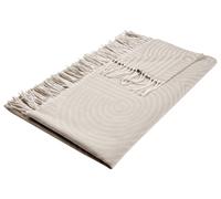 LIVARNO® Plaid effet cachemire, 130 x 170 cm (beige)