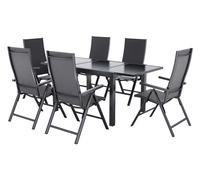 LIVARNO® Table de jardin + Lot de 6 fauteuils Houston