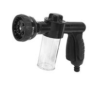 LIVASH Buse De Mousse De Tuyau De Jardin,Pulv¨¦Risateur R¨¦Glable De 8 Modes,Laveur De Voiture,Buse De Pulv¨¦Risation De Tuyau ¨¤,Arrosage Des Plantes, Lavage De Voiture, Noir