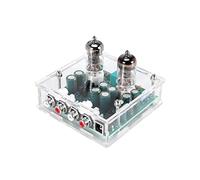 LIVASH Le Plus R¨¦Cent 6J1 Pr¨¦Ampli Une Lampes Carte Amplificateur Casque Ampli Une Valve Bile Kits Bricolage (Carte Ampli de Pr¨¦Ampli Une Tubes 6J1 + ¨¦L¨¦Ments Coque Transparents)