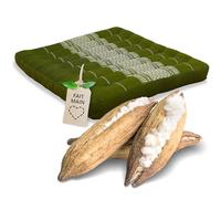 Livasia Coussin d’Assise de Chaise Grande Taille - 50x50x6cm - Coussin de Sol intérieur/extérieur, Coussin de méditation Yoga, Chaise Meuble palettes, surpiqué pour Chaise et Banc (Vert)