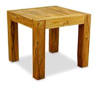 Livasia Table Basse en Teck | Petite Table en Bois | Table d'appoint en Teck | Multicolore | Nature | Production Artisanale | Fabriqué à la Main | Origine : Java (Nature)