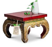 livasia Table d’Opium avec mosaïque de Verre, Table Basse, Table d’appoint, Table de canapé, Durable et Fait Main (30x30cm)