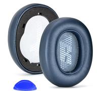 Live 650 BTNC Coussin d'oreille de Rechange en Tissu et Mousse à mémoire de Forme Compatible avec Casque JBL E65 E65BTNC / Duet NC/Live 650BTNC Live 660 BTNC (Bleu (Cuir PU))