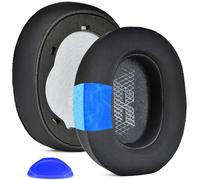 Live 650 BTNC Coussin d'oreille de Rechange en Tissu et Mousse à mémoire de Forme Compatible avec Casque JBL E65 E65BTNC / Duet NC/Live 650BTNC Live 660 BTNC (Noire (Gel Frais))
