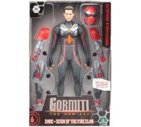 Live Action Gormiti - Figurine Articulée De 27 Cm Scion Avec Armure - Feu