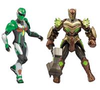 Live Action Gormiti - Pack 2 Figurines Articulées De 15 Cm (Sion + Gormiti) - Terre
