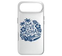 Live Aloha Hawaiian Surf Ukulélé Hibiscus Tropical Vibes Coque pour iPhone Air