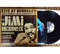 Live at Berkeley. Berkeley Community Theatre Saturday May 30, 1970 - 180g. Jimi Hendrix Experience featuring Billy Cox and Mitch Mitchell Stereo