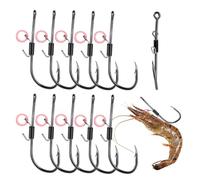 Live Bait Hooks - 10 Pieces Trout Catfish Catching Rigs