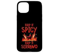 Live Bold Live Spicy Keep it Spicy Keep it Serrano Spice Coque pour iPhone 15 Plus