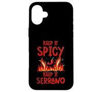 Live Bold Live Spicy Keep it Spicy Keep it Serrano Spice Coque pour iPhone 16 Plus