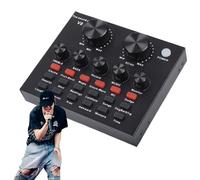 Live-Broadcast-Soundkarte, Live-Soundkarte-Audiomixer | Professionelles Streaming-Soundboard - Audiogeräte mit Soundeffekten, Live-Karaoke-Soundkarte für Live-Streaming