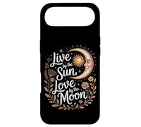 Live by The Sun Love by The Moon Mystic Celestial Boho Coque pour iPhone Air