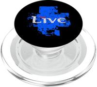 LIVE Cross PopSockets PopGrip pour MagSafe