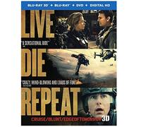 Live Die Repeat: Edge of Tomorrow (Blu-ray 3D + Blu-ray + DVD) by Warner Home Video