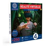 Coffret cadeau Expérience Réalité Virtuelle 2-4 joueurs Live Escape Box