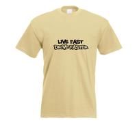 Live Fast Drive Faster T-Shirt Imprimé Funshirt Design Impression