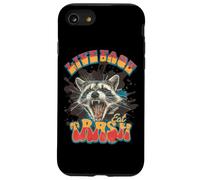 Live Fast Eat Trash Humour Raton Laveur Coque pour iPhone SE (2020) / 7/8