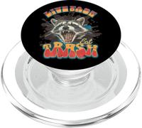 Live Fast Eat Trash Humour Raton Laveur PopSockets PopGrip pour MagSafe