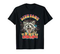 Live Fast Eat Trash Humour Raton Laveur T-Shirt