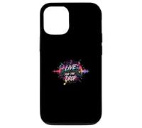 Live for The Drop EDM DJ Music Producer Rave Party Design Coque pour iPhone 12/12 Pro