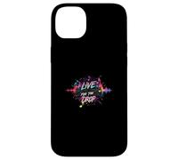 Live for The Drop EDM DJ Music Producer Rave Party Design Coque pour iPhone 14 Plus