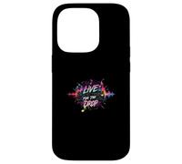 Live for The Drop EDM DJ Music Producer Rave Party Design Coque pour iPhone 14 Pro