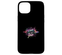 Live for The Drop EDM DJ Music Producer Rave Party Design Coque pour iPhone 15 Plus