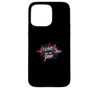 Live for The Drop EDM DJ Music Producer Rave Party Design Coque pour iPhone 15 Pro Max