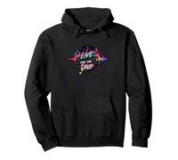 Live for The Drop EDM DJ Music Producer Rave Party Design Sweat à Capuche
