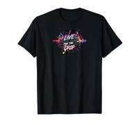 Live for The Drop EDM DJ Music Producer Rave Party Design T-Shirt