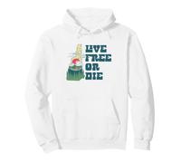 Live Free Or Die New Hampshire Outdoor Hiking State Pride Sweat à Capuche