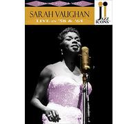 Sarah Vaughan – Live in '58 & '64 – Livret – Importé – NAXOS