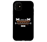 Live in Transit - Typographie Urbaine et Streetwear Coque pour iPhone 11