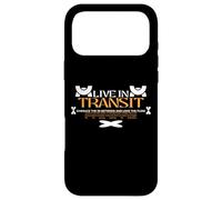 Live in Transit - Typographie Urbaine et Streetwear Coque pour iPhone 17 Pro Max